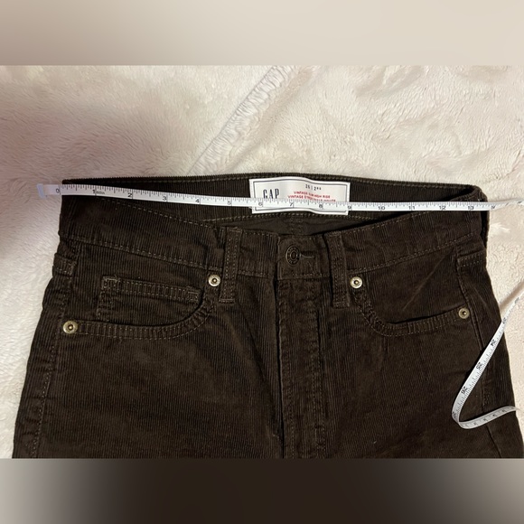 4/$20 - Gap dark brown corduroy pants women’s size 26 - Picture 3 of 10